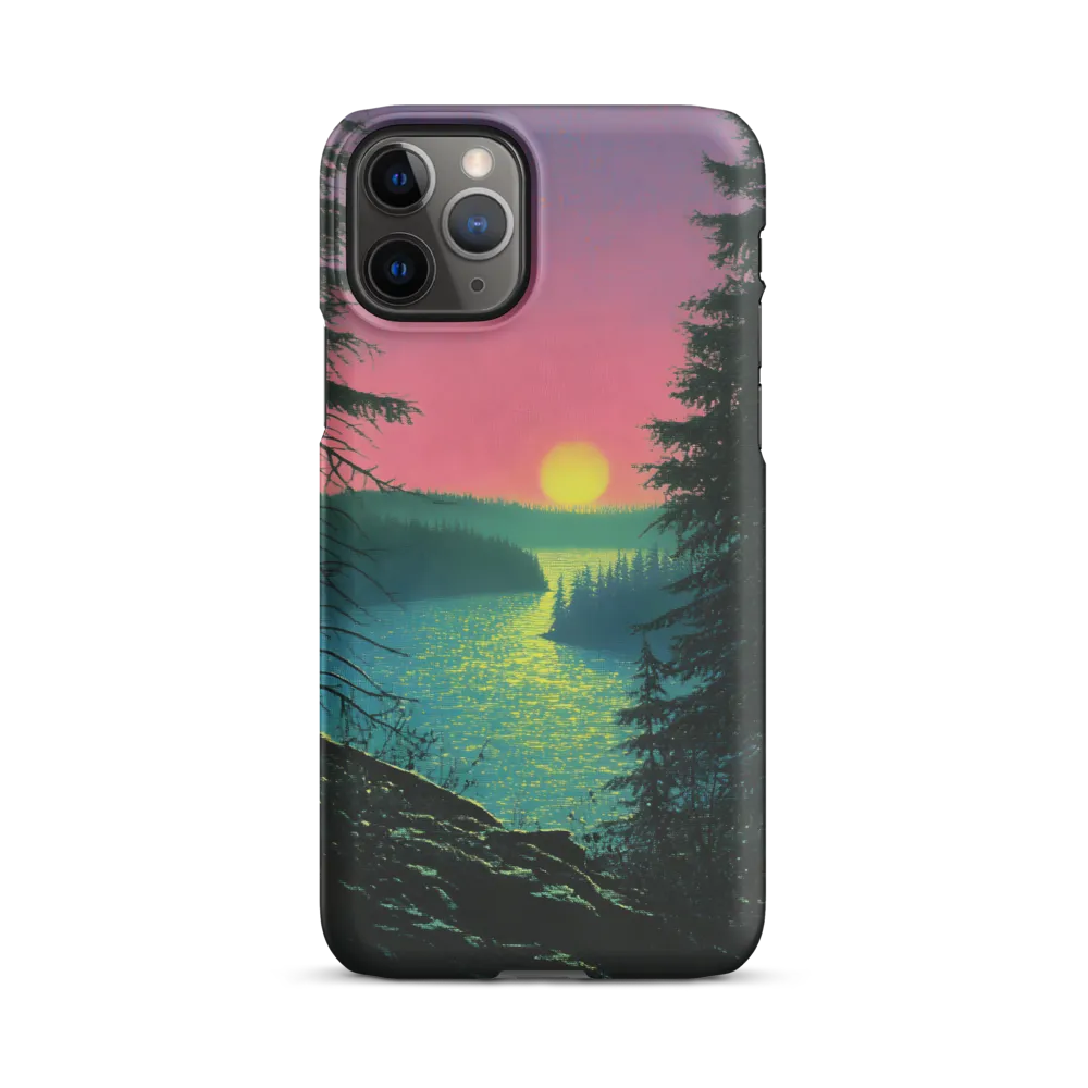Serene Sunset by the Tranquil River
