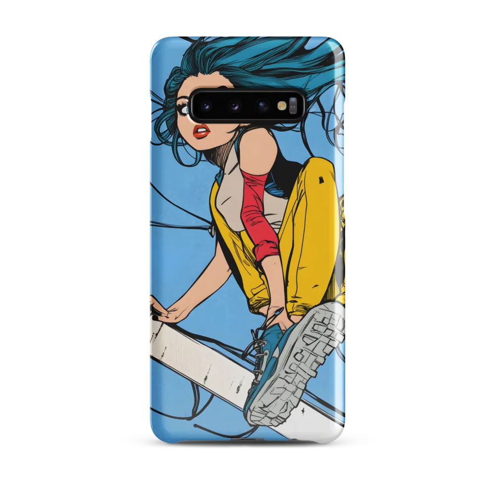 Urban Breeze: A Young Adventurer | Phone Case |  S10 Plus | Snap Case | Glossy