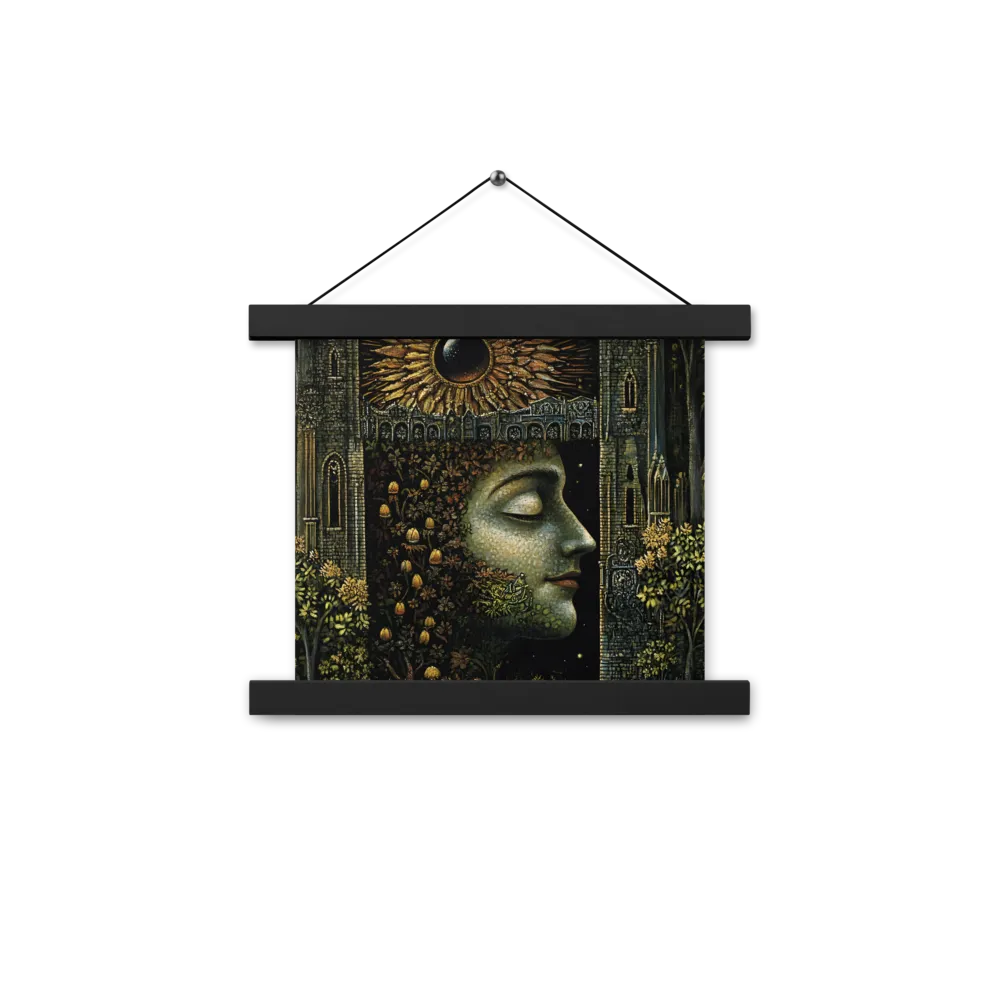 Nature’s Embrace: The Infinite Connection | Poster With Black Wood Hanger | 10″×10″