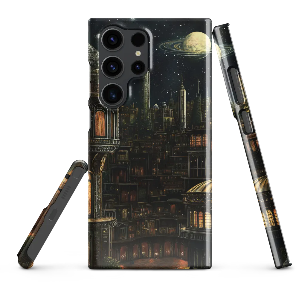 Celestial Enigma: A Surreal Cityscape