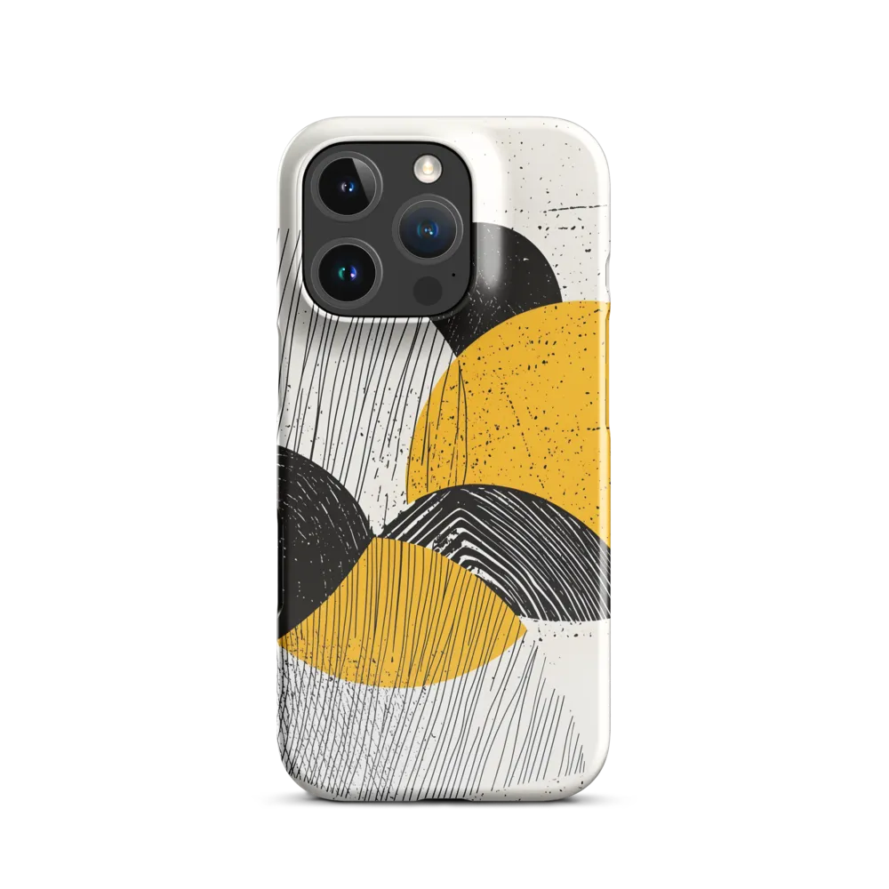 Layered Circles — Yellow & Black