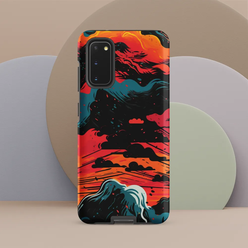 Ethereal Twilight: A Dramatic Landscape in Motion
