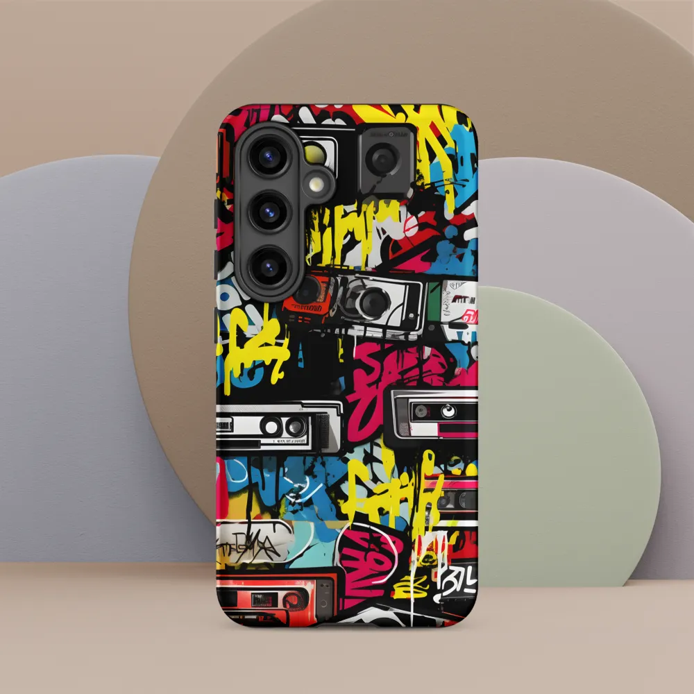 Urban Nostalgia: A Retro Cassette Explosion