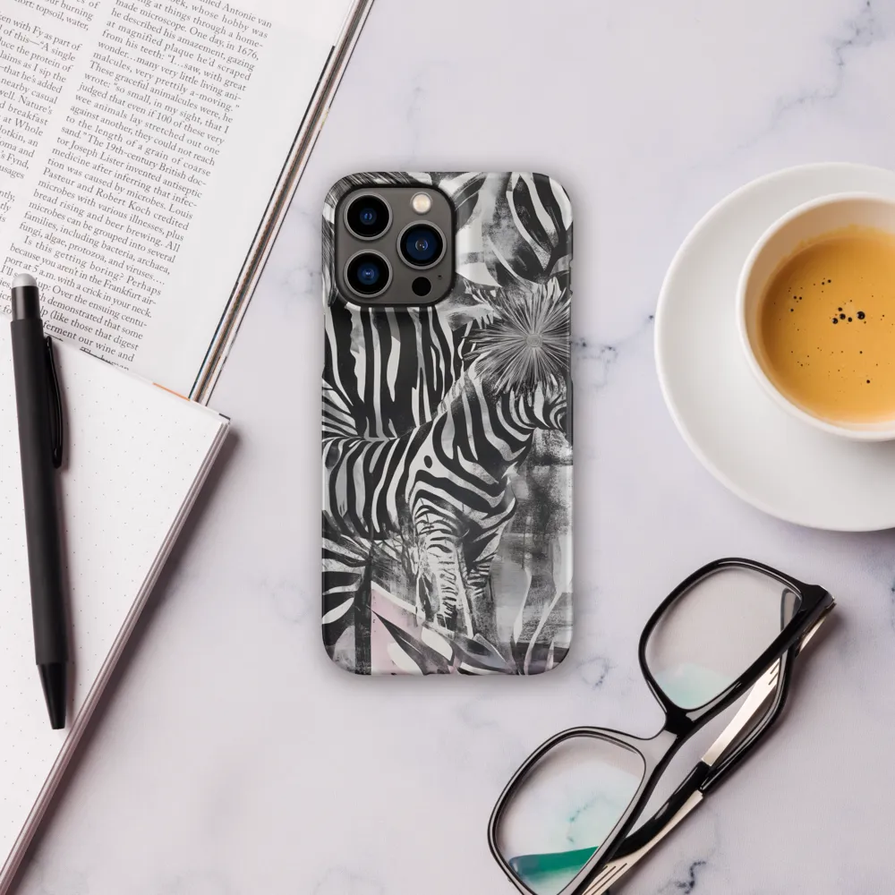 Zebra in the Jungle of Illusions | Phone Case |  13 Pro Max | Snap Case | Matte