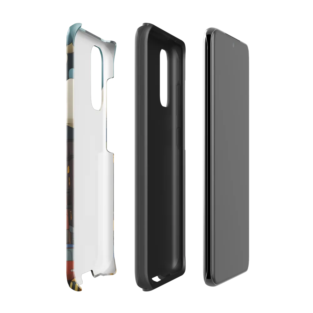 Urban Symphony: A City Awakens at Dusk | Phone Case |  S20 | Tough Case | Glossy