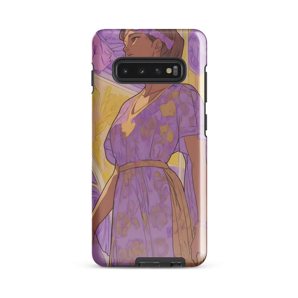 Elegance in Floral Harmony | Phone Case |  S10 Plus | Tough Case | Glossy