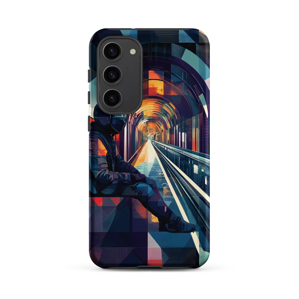 Reflections in a Futuristic Tunnel