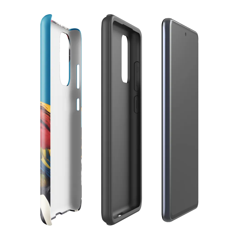 Vibrant Fusion of Flora and Fauna | Phone Case |  S20 FE | Tough Case | Glossy