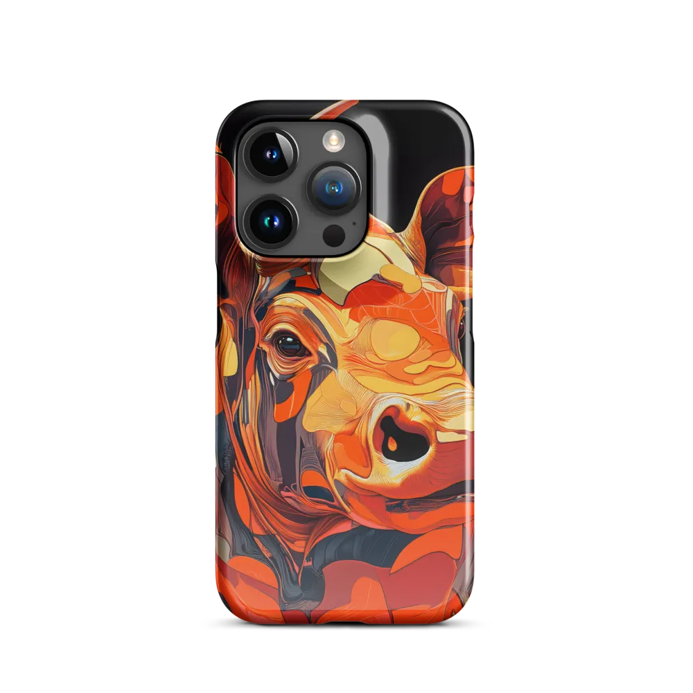 Modern Serenade: The Vibrant Cow