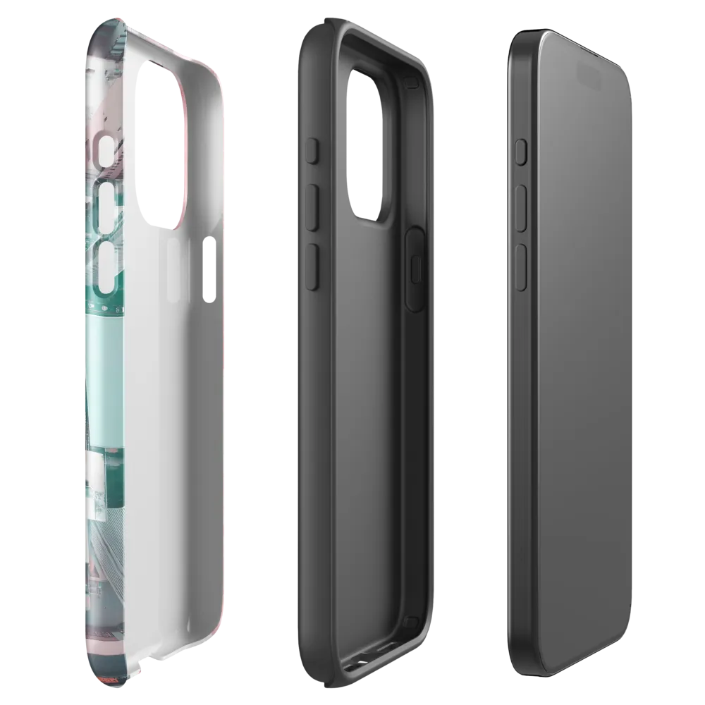 Urban Harmony: Aerial Perspectives | Phone Case |  15 Pro Max | Tough Case | Glossy