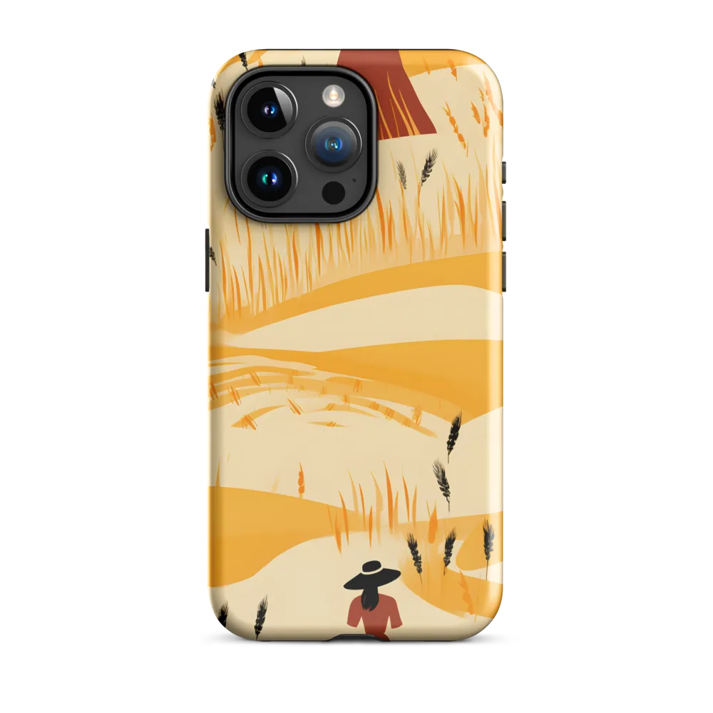 Embracing the Fields: A Floral Journey | Phone Case |  15 Pro Max | Tough Case | Glossy