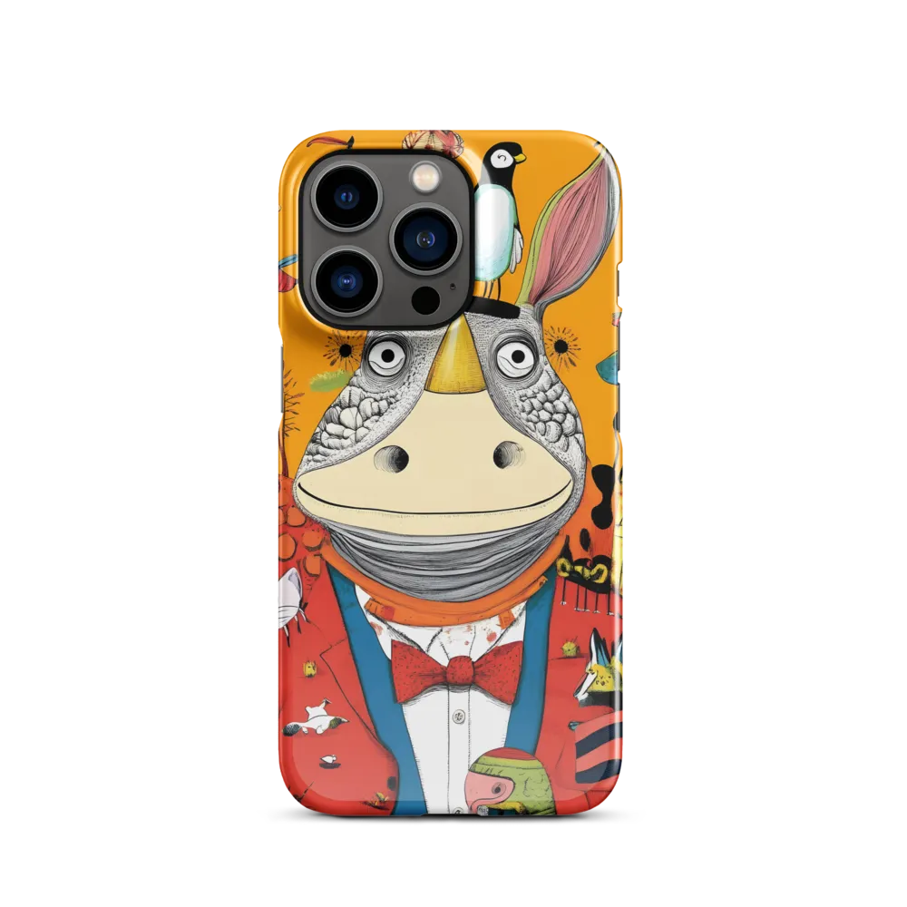 Whimsical Rhinoceros: A Playful Encounter