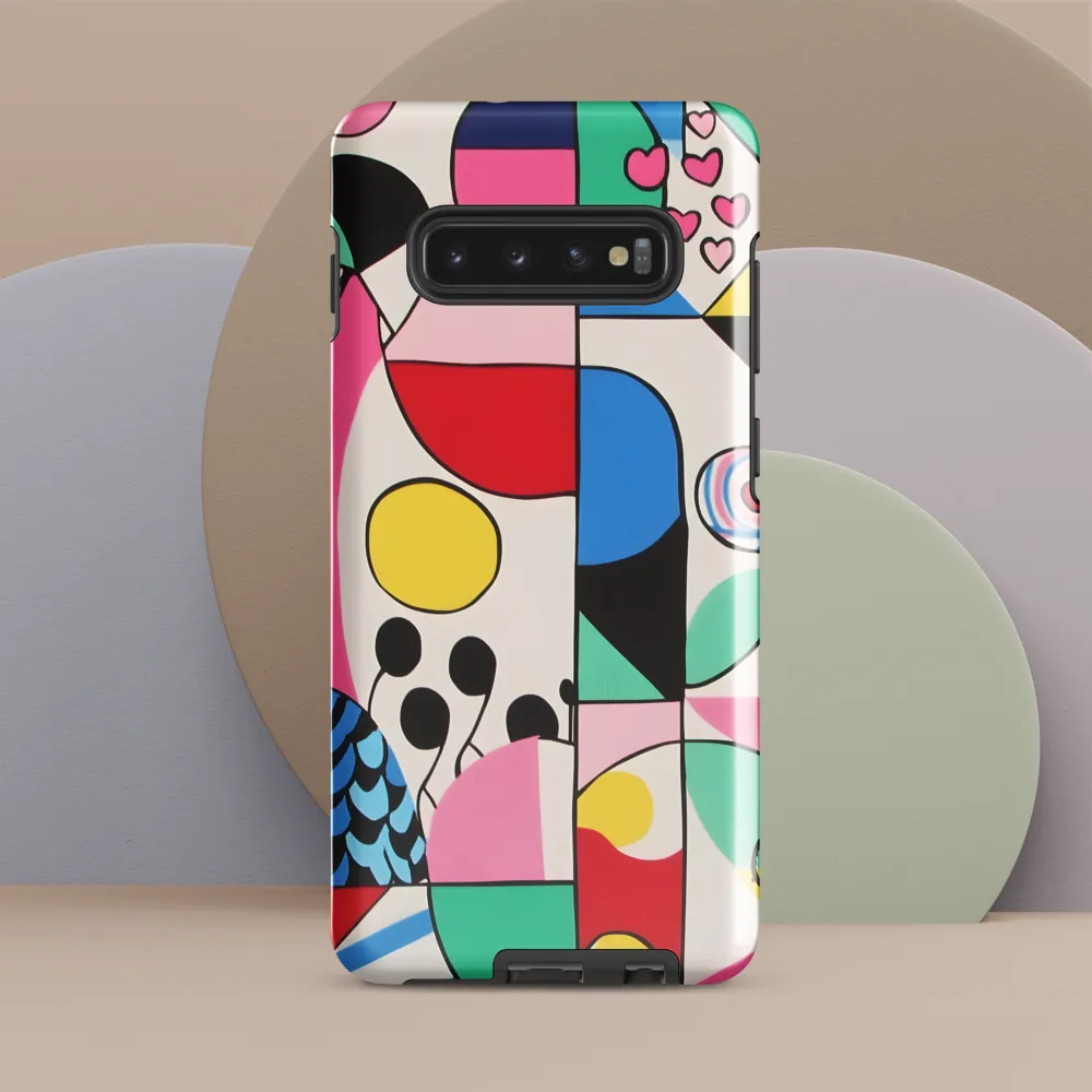 Dynamic Interplay of Shapes | Phone Case |  S10 Plus | Tough Case | Glossy