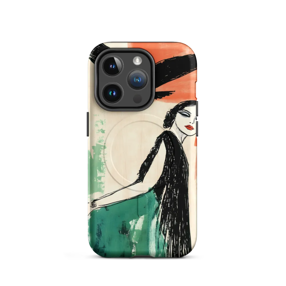 Elegance in Flight | Phone Case |  14 Pro | MagSafe® Tough Case | Matte