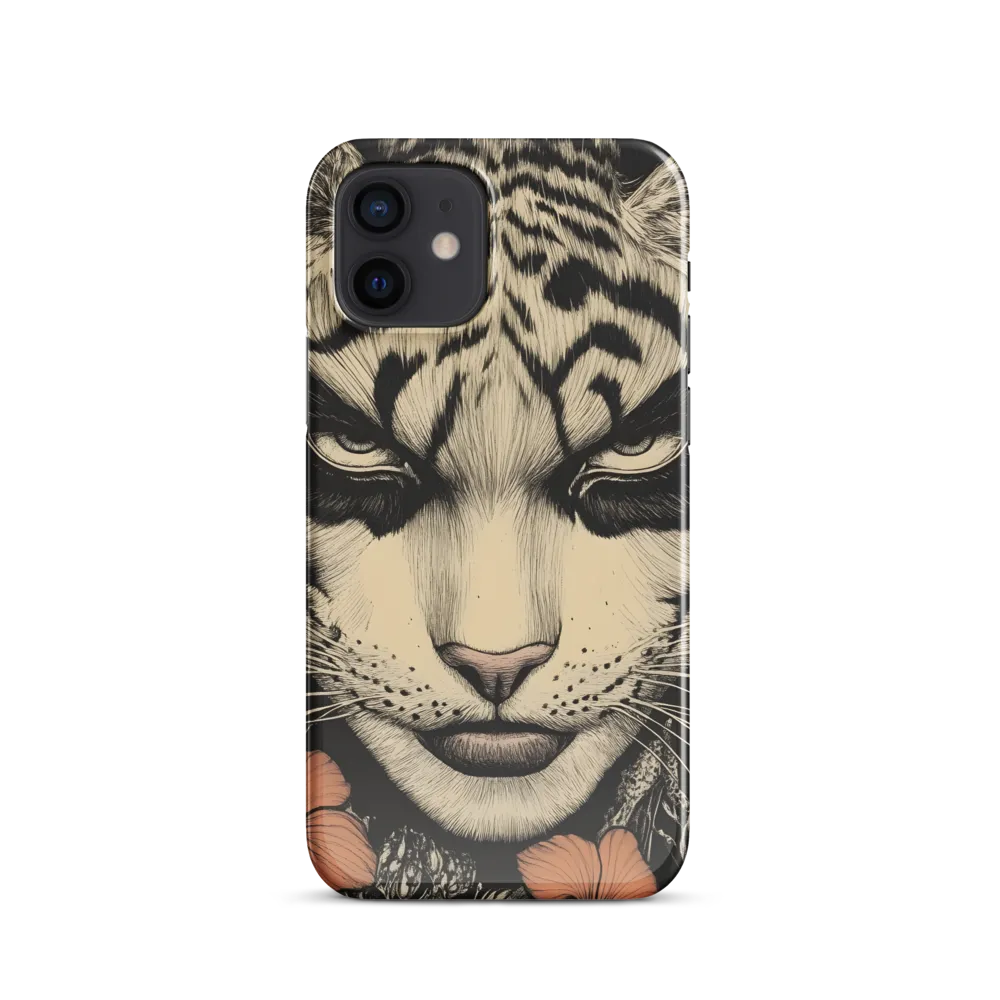 Feline Majesty: The Human-Leopard Connection | Phone Case |  12 | Snap Case | Glossy