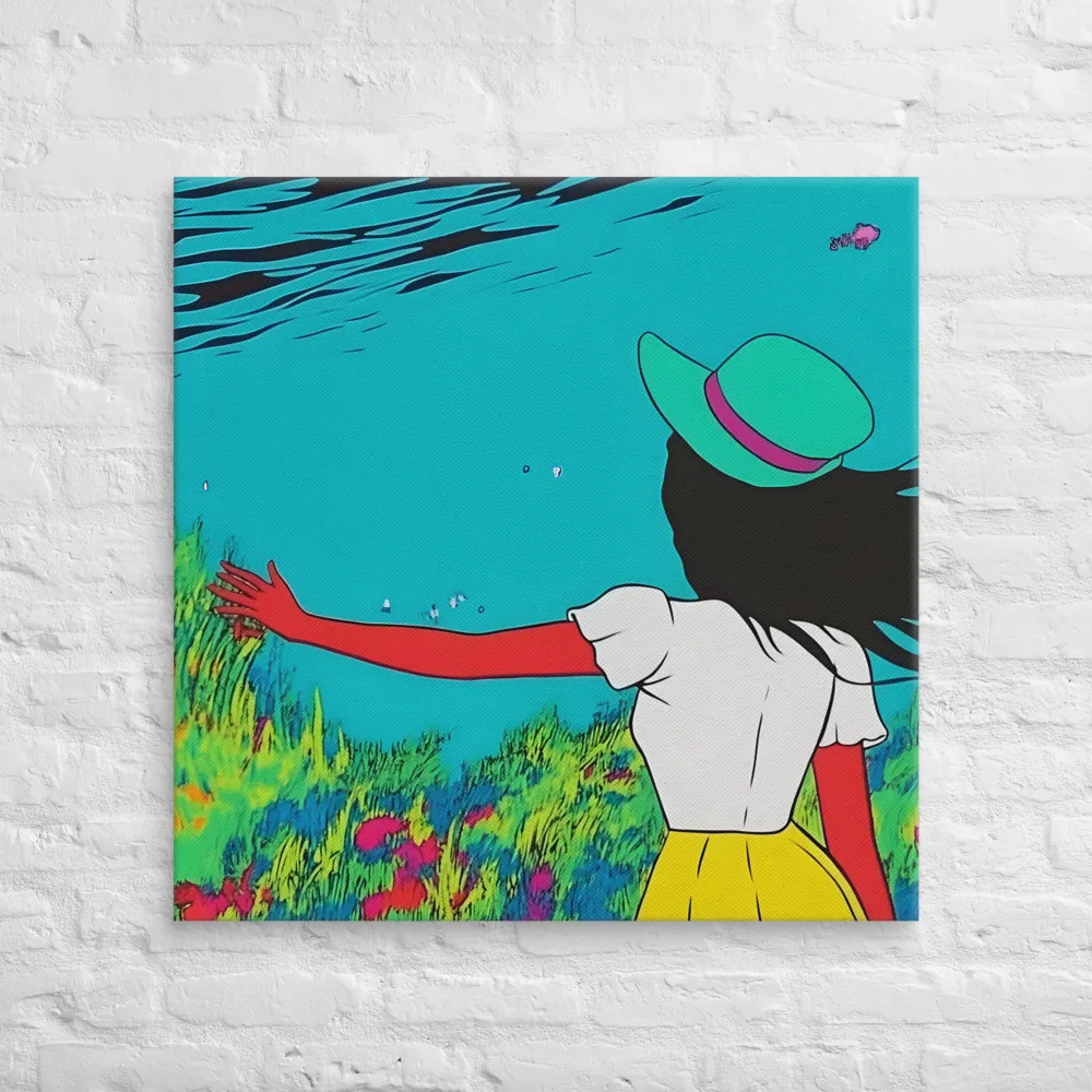Whimsical Encounter | Canvas | 32″×32″