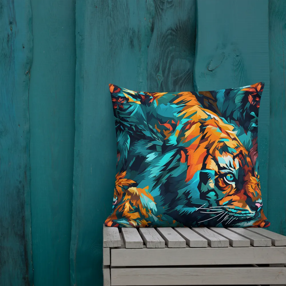 Dynamic Essence of the Tiger | Pillow & Pillow Case | Multiple Sizes