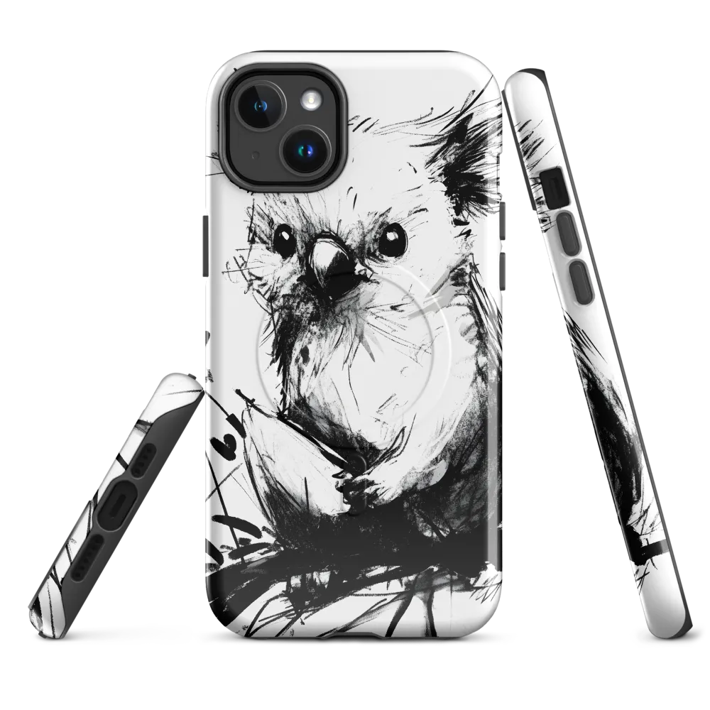Whimsical Koala in Ink