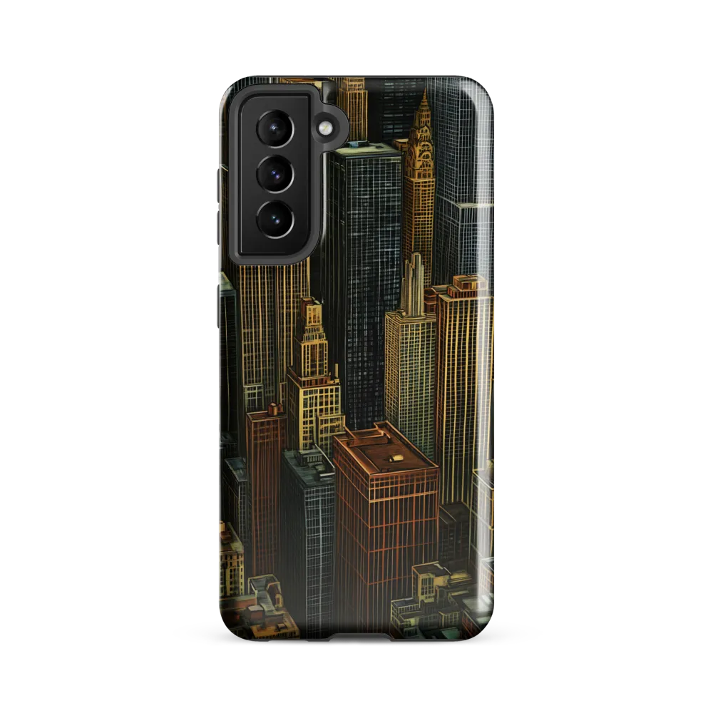 Urban Elegance: A Golden Cityscape