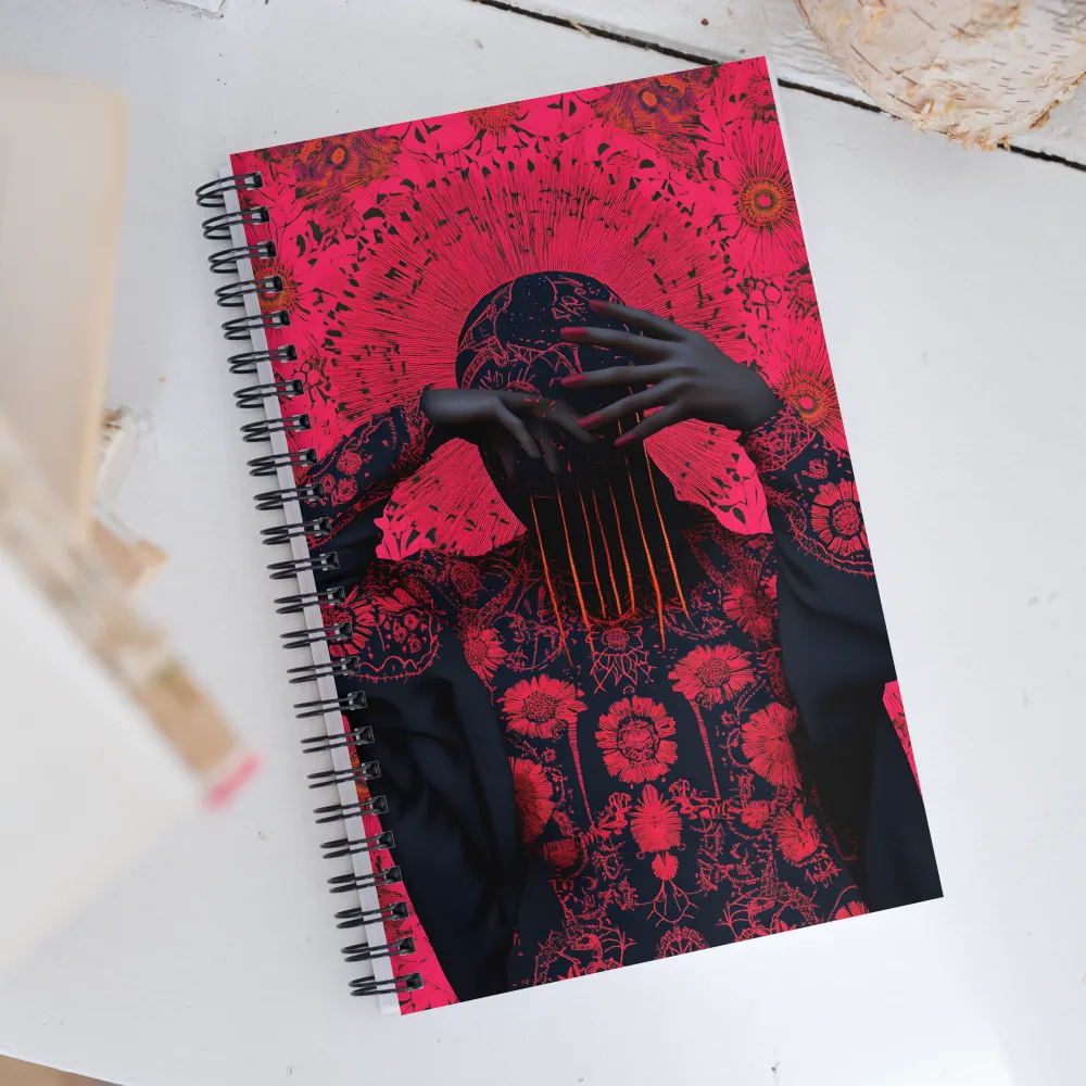 Floral Enigma | Spiral Notebook