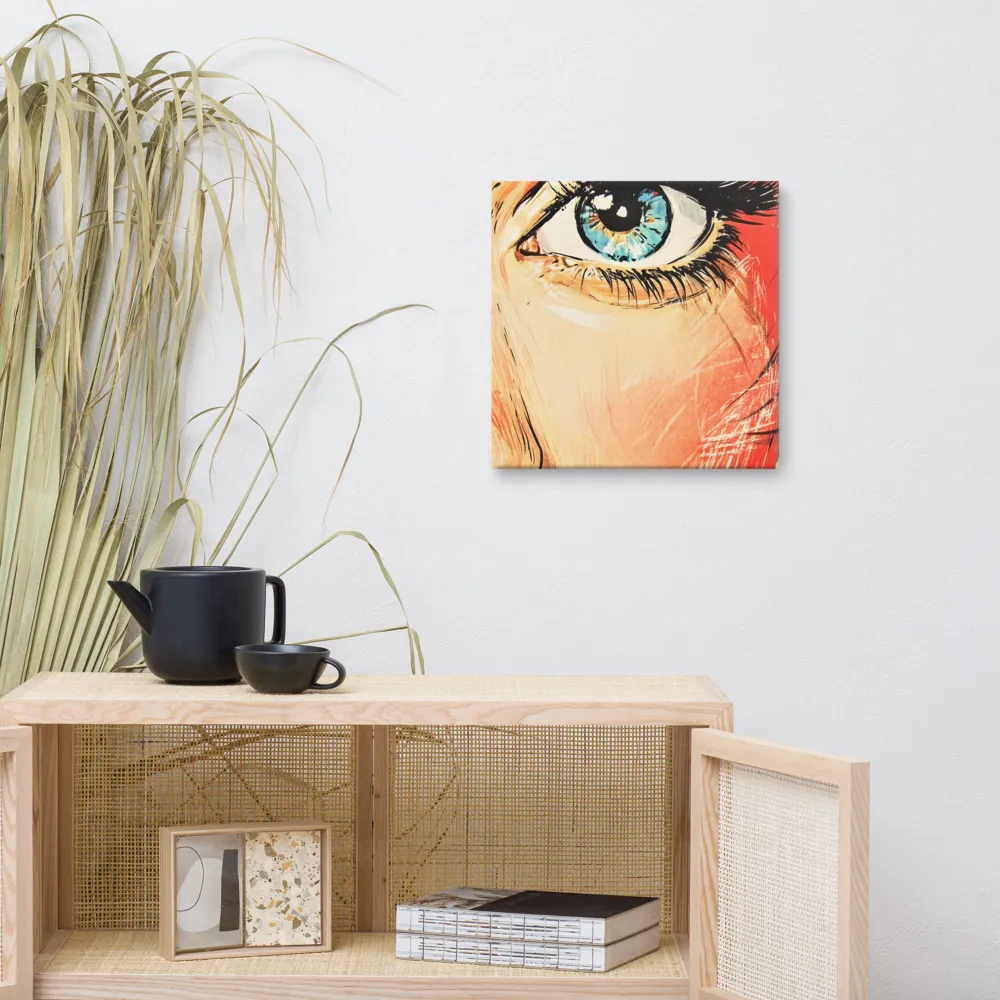 Gaze of Emotion | Canvas | 16″×16″