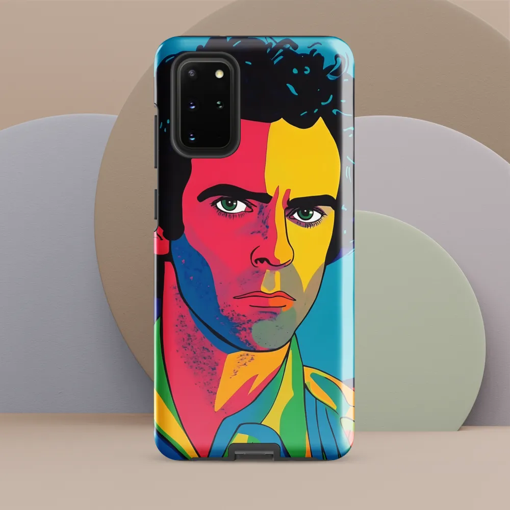 Electric Visage: A Portrait of Vibrance