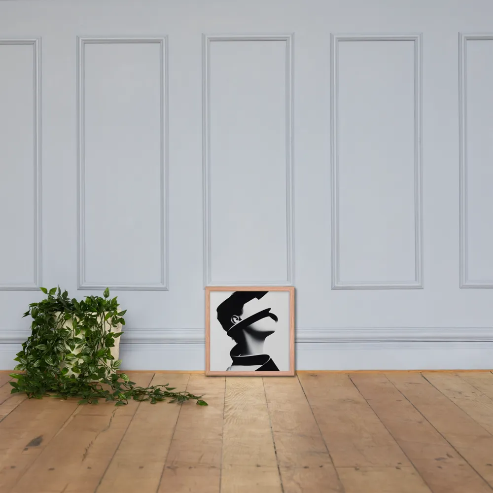 Entwined Identity | Poster with Red oak Frame | 14″×14″