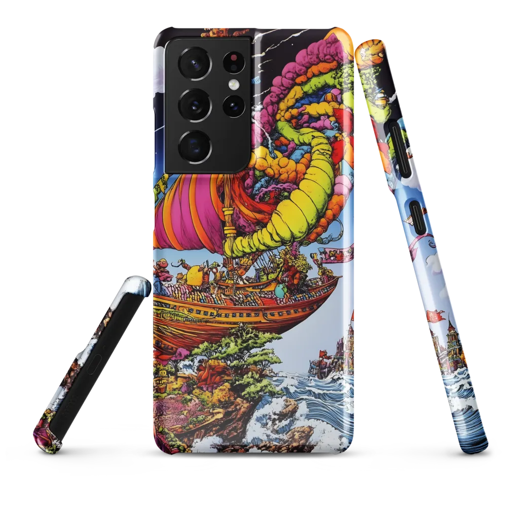 Voyage of Whimsy: A Surreal Sailor's Dream | Phone Case |  S21 Ultra | Snap Case | Glossy