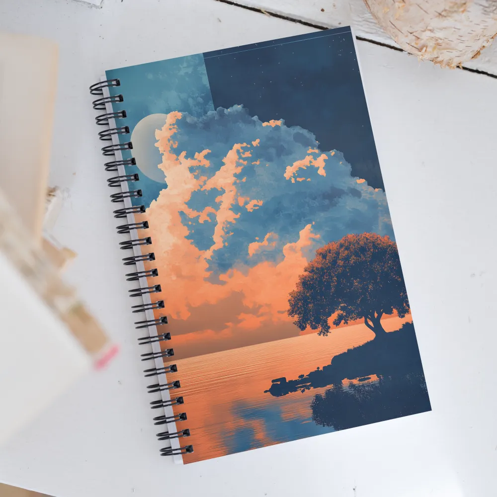 Ethereal Reflections | Spiral Notebook