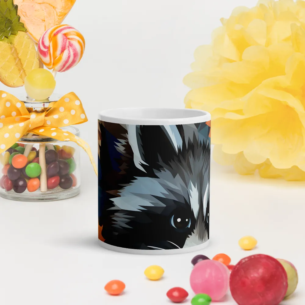 Whispers of Autumn: The Raccoon's Gaze | Mugs | Multiple Sizes & Colors