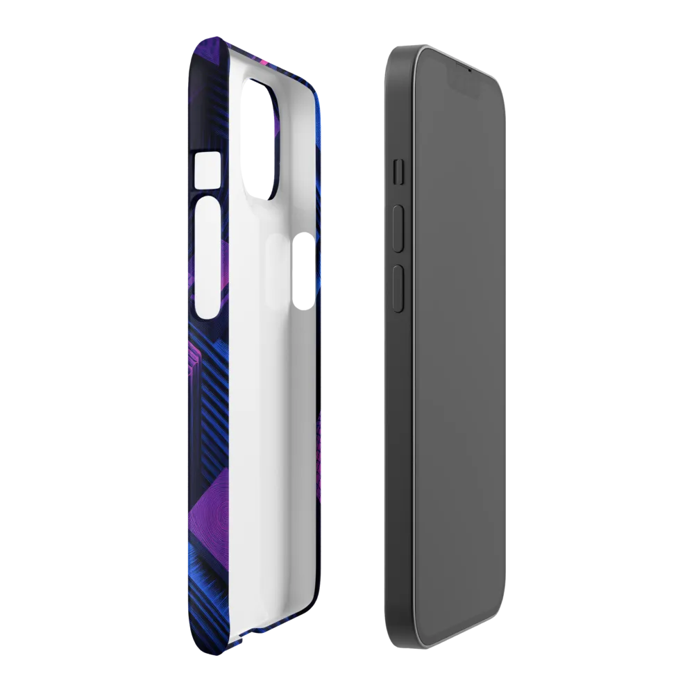 Geometric Dreams in Blue and Purple