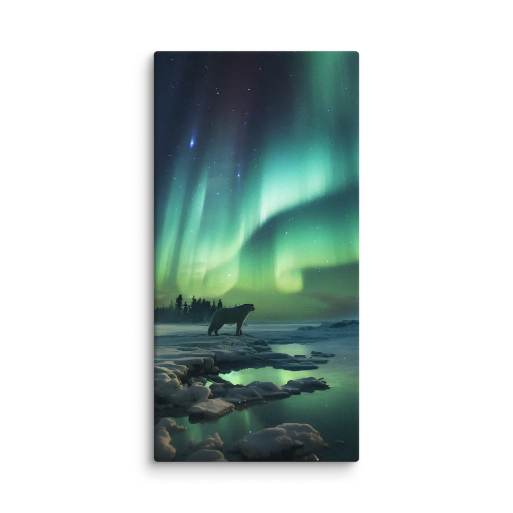 Auroral Guardianship | Canvas | 10″×20″