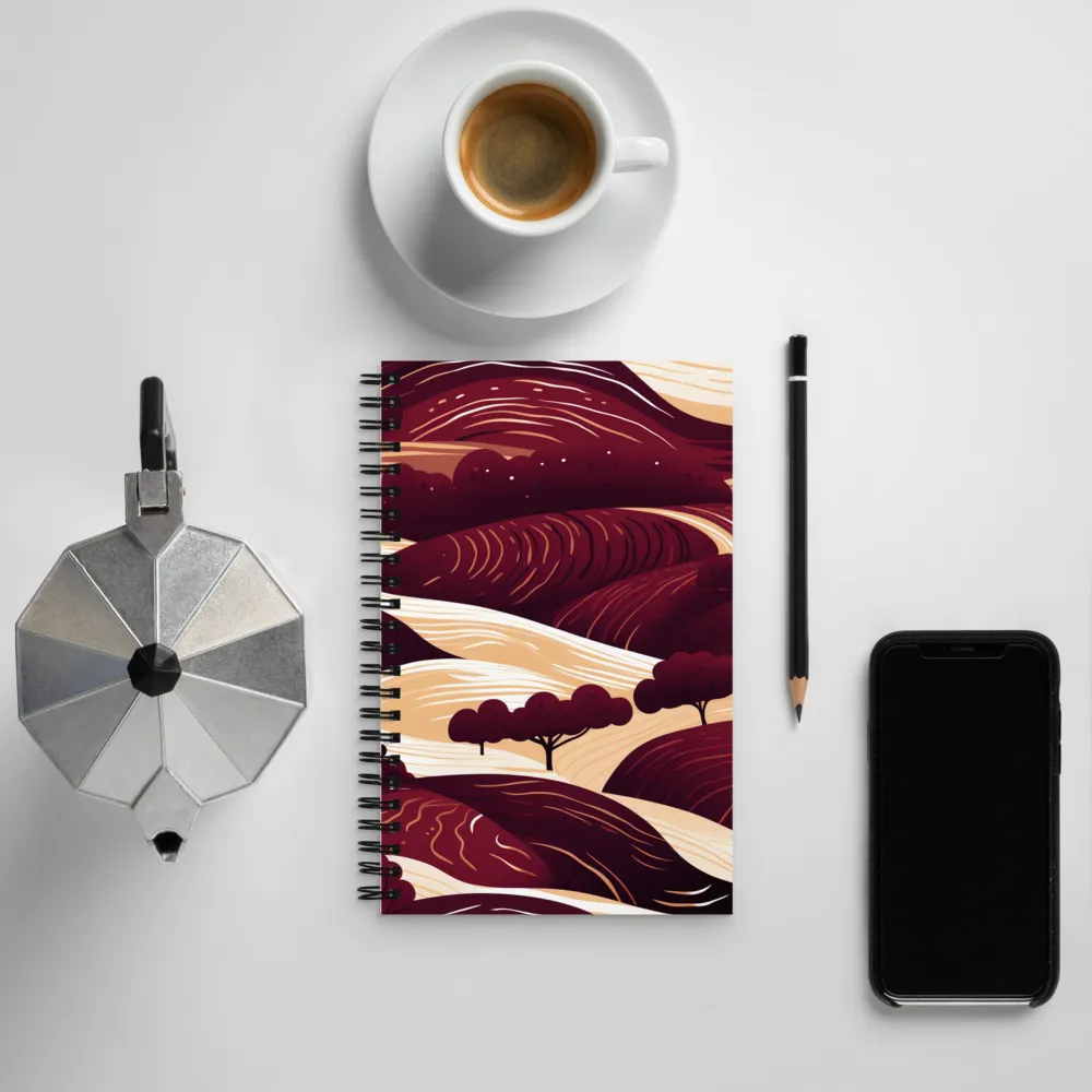 Serenity in the Hills | Spiral Notebook