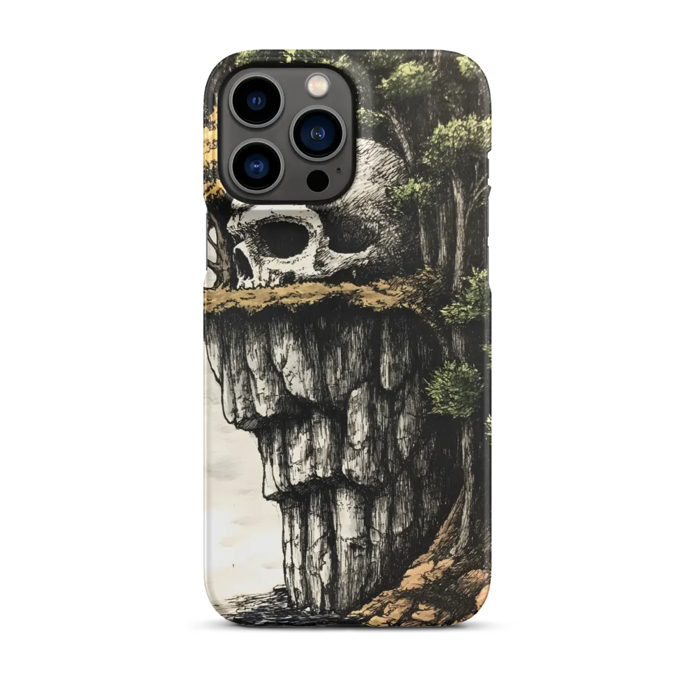 The Whispering Skull: A Surreal Encounter with Nature | Phone Case |  13 Pro Max | Snap Case | Matte
