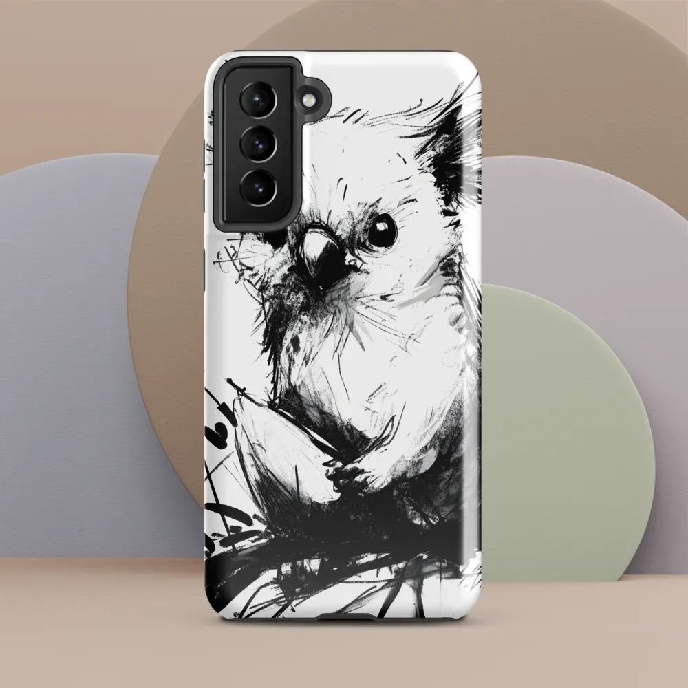 Whimsical Koala in Ink