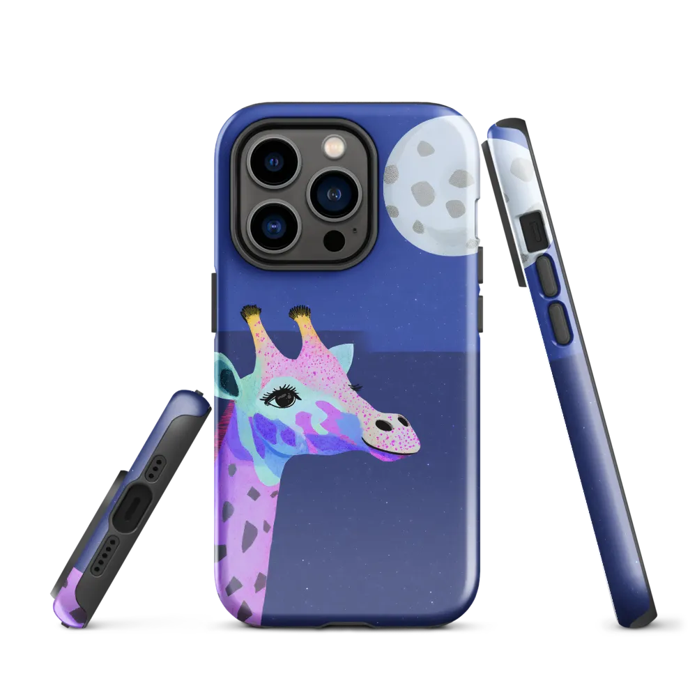 Whimsical Giraffe Under the Stars