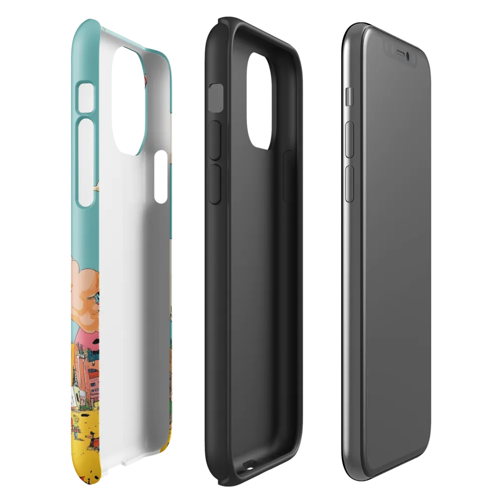 Urban Fantasia: A Whimsical Encounter | Phone Case |  11 Pro | Tough Case | Glossy