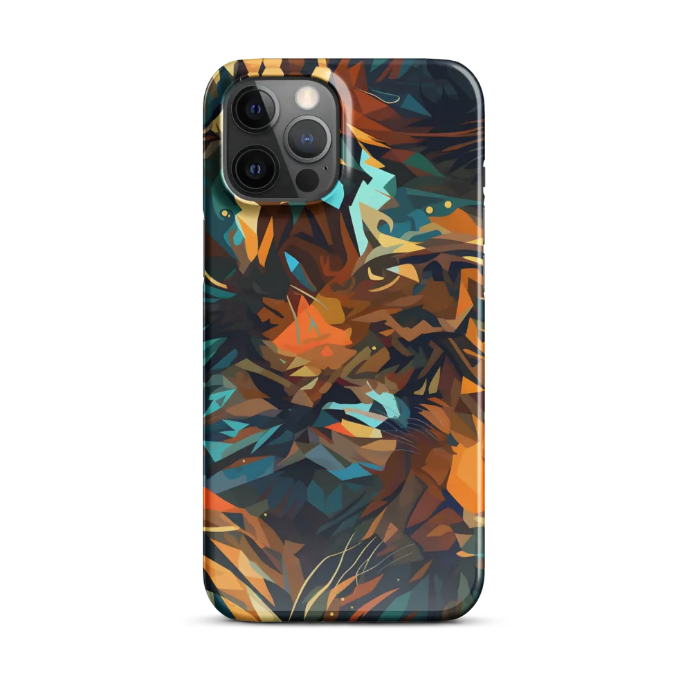 Wild Symphony: Abstract Tigers | Phone Case |  12 Pro Max | Snap Case | Glossy