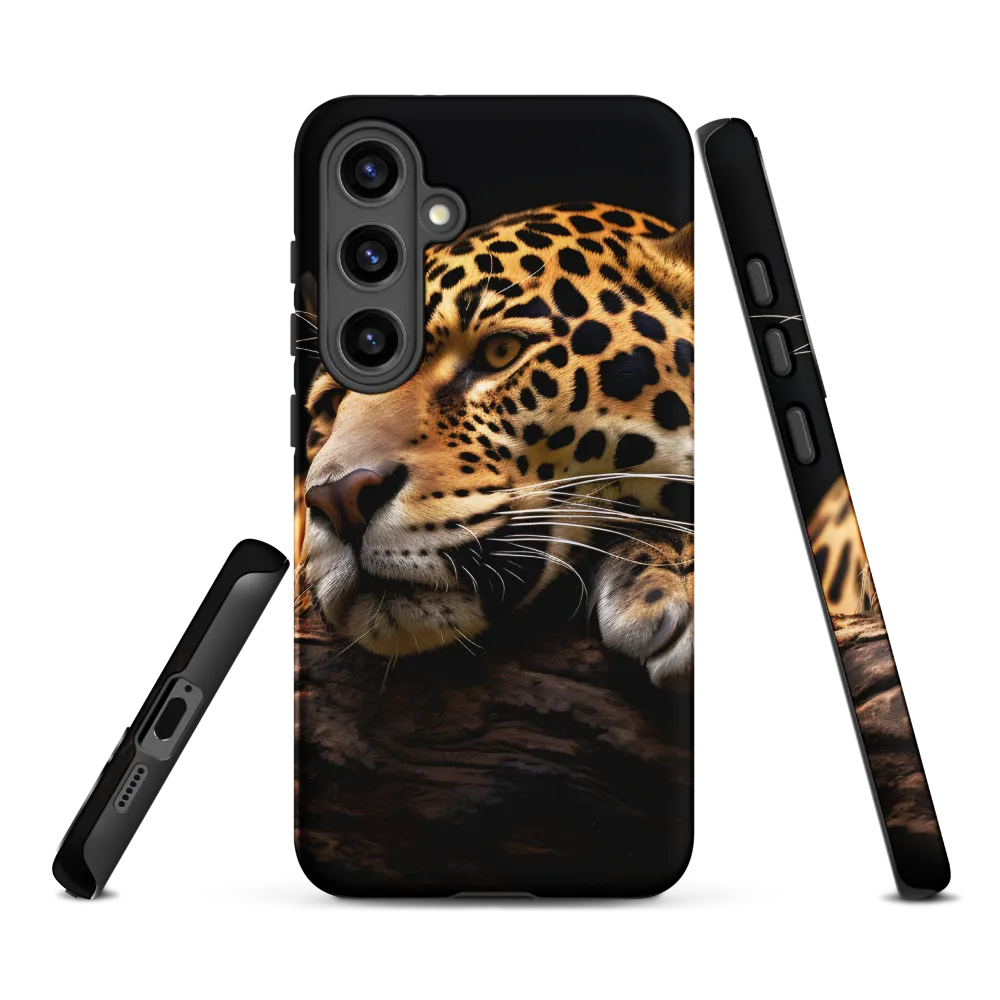 Tranquil Majesty: The Resting Leopard
