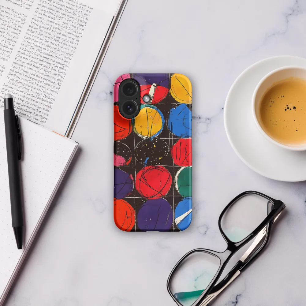Colorful Circles in Abstract Harmony | Phone Case |  16 | Snap Case | Matte