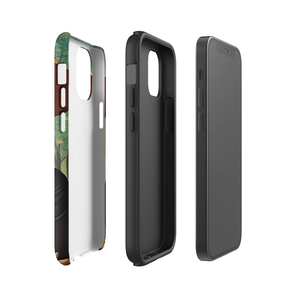 Elegance in Tranquility | Phone Case |  12 mini | Tough Case | Matte