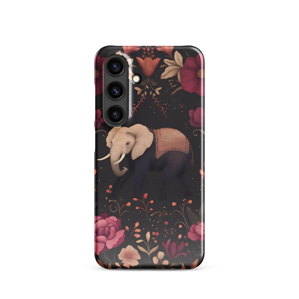 Whispers of the Wild: Elephants and Blooms