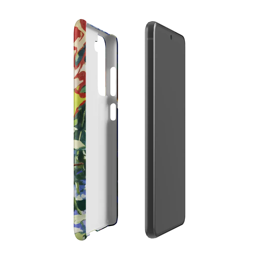 Enchanting Flames: A Dance with Nature | Phone Case |  S21 FE | Snap Case | Matte