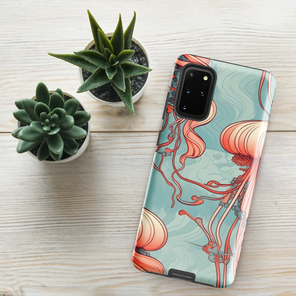 Ethereal Dance of Jellyfish | Phone Case |  S20 Plus | Tough Case | Glossy