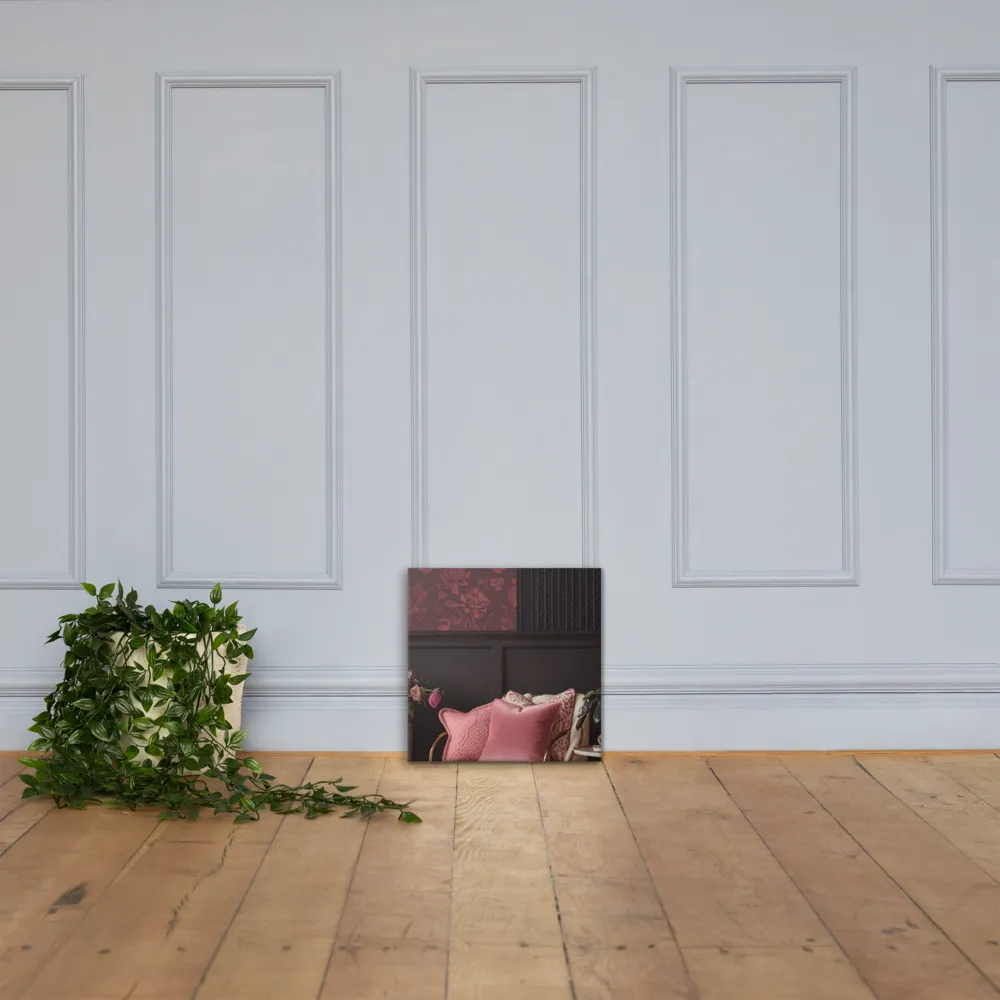 Elegance in Contrast: A Modern Interior Design | Canvas | 16″×16″
