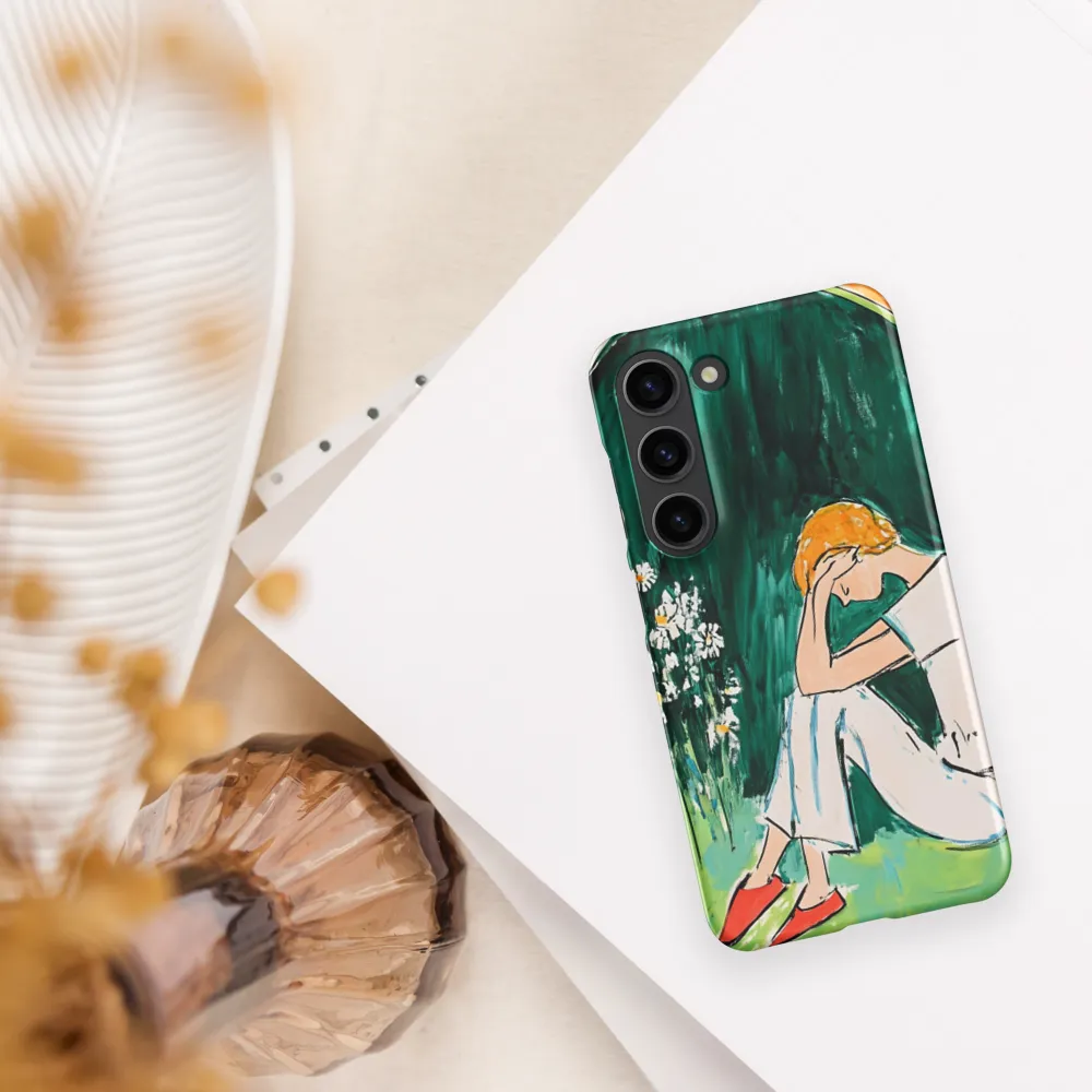 Silent Sorrow | Phone Case |  S23 | Snap Case | Matte