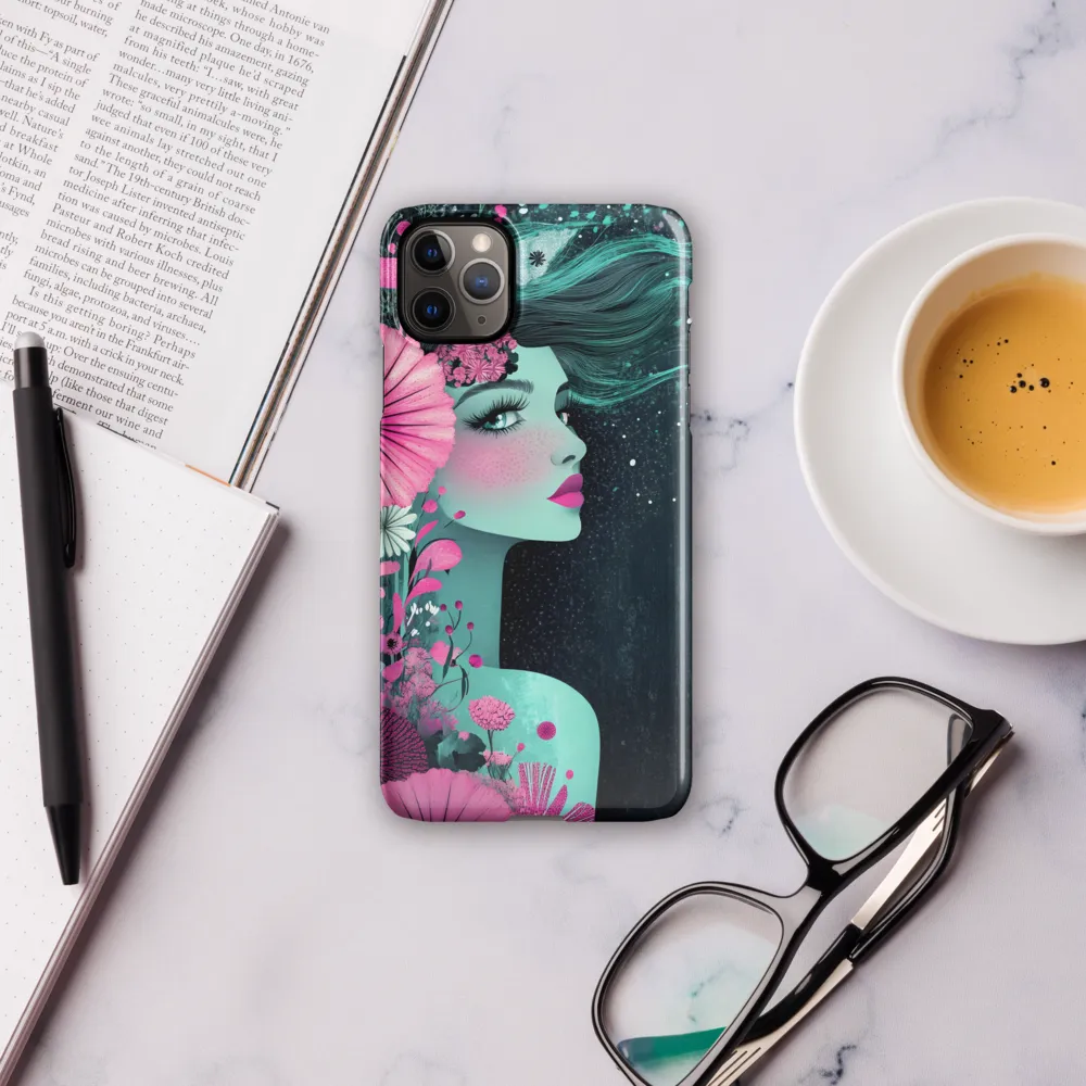 Floral Harmony: Portrait of Serenity | Phone Case |  11 Pro Max | Snap Case | Glossy