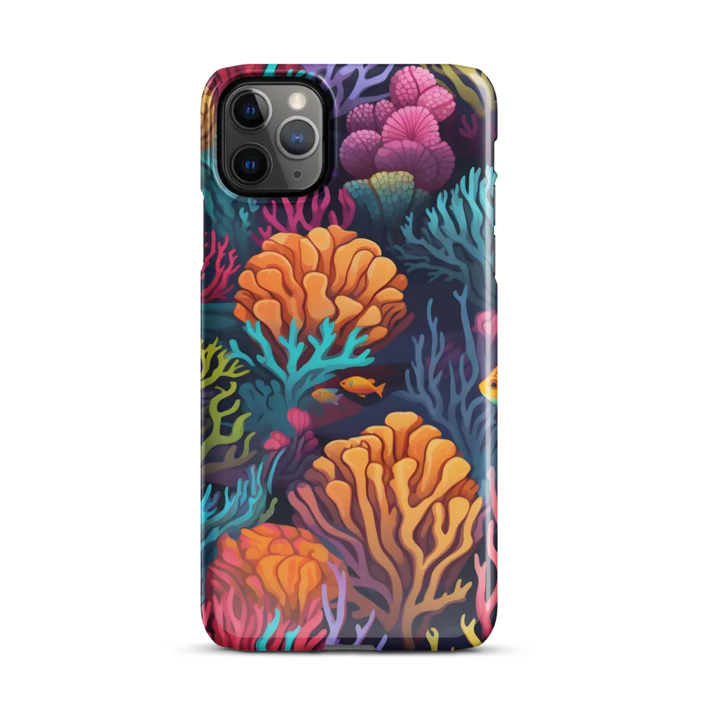 Underwater Harmony: A Coral Reef Wonderland | Phone Case |  11 Pro Max | Snap Case | Glossy