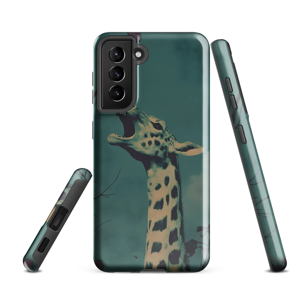 Whispers of the Tall: A Surreal Giraffe Encounter