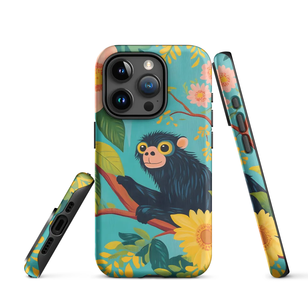 Joyful Encounter in a Floral Paradise